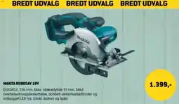 XL-BYG Makita rundsaw 18v tilbud