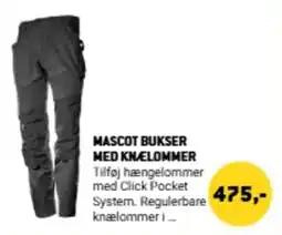 XL-BYG Mascot bukser med knælommer tilbud