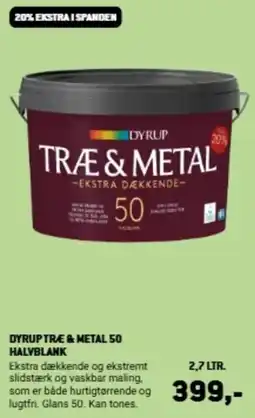 XL-BYG Dyrup Træ & Metal 50 tilbud