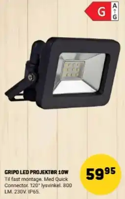 XL-BYG Gripo led projektor 10w tilbud