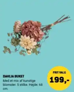 XL-BYG Dahlia Buket tilbud