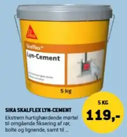 XL-BYG Sika skalflex lyn-cement tilbud