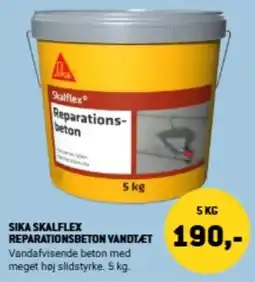 XL-BYG Sika skalflex reparationsbeton vandtæt tilbud