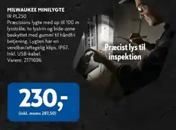 Davidsen Milwaukee Minilygte IR PL250 tilbud