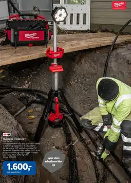 Davidsen Milwaukee Lystårn 18 V tilbud