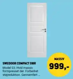 XL-BYG Swedoor Compact Dør tilbud