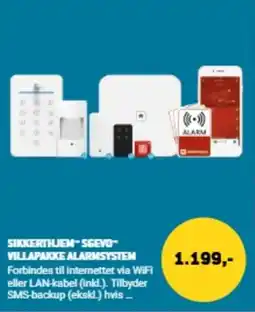 XL-BYG Sikkerthjem S6EVO Villapakke Alarmsystem tilbud