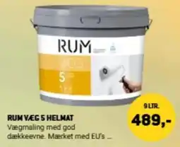 XL-BYG Rum væg 5 helmat tilbud