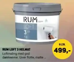XL-BYG Rum loft 3 helmat tilbud