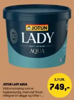 XL-BYG Jotun Lady Aqua tilbud