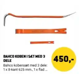 XL-BYG Bahco kobensæt med 3 dele tilbud