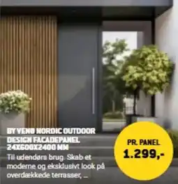XL-BYG Byveno nordic outdoor design facadepanel tilbud