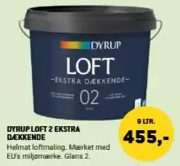 XL-BYG Dyrup loft 2 ekstra dækkende tilbud