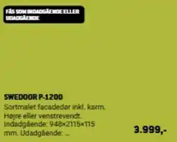 XL-BYG Swedoor P-1200 tilbud