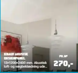 XL-BYG Knauf Akustik Designpanel tilbud