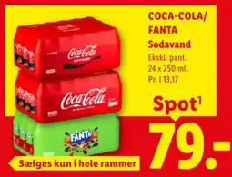 Lidl Coca-Cola/Fanta Sodavand tilbud