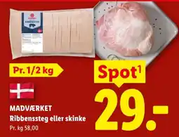 Lidl Madværket ribbenssteg eller skinke tilbud