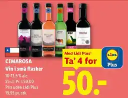 Lidl Cimarosa Vin i små flasker tilbud