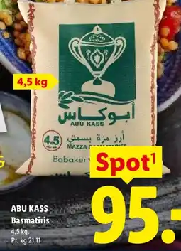 Lidl Abu Kass Basmatiris tilbud