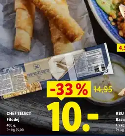 Lidl Chef Select Filodej tilbud