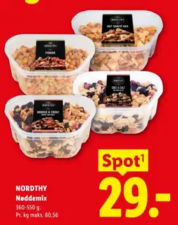 Lidl Nordthy Nøddemix tilbud