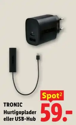 Lidl Tronic hurtigoplader eller usb-hub tilbud