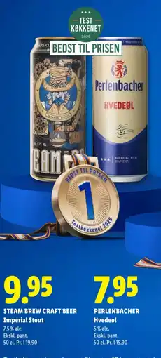 Lidl Steam Brew Craft Beer Imperial Stout tilbud