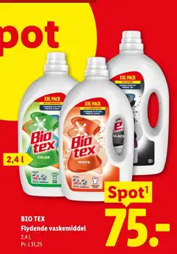 Lidl Bio tex flydende vaskemiddel tilbud