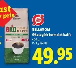 Lidl Bellarom økologisk formalet kaffe tilbud