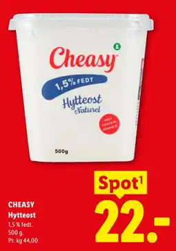 Lidl Cheasy Hytteost tilbud