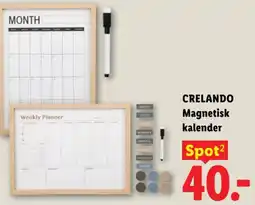 Lidl Crelando Magnetisk kalender tilbud