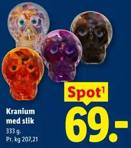 Lidl Kranium med slik tilbud