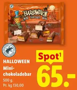 Lidl Halloween Mini-chokoladebar tilbud