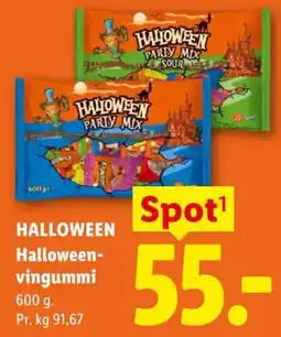 Lidl Halloween Halloween-vingummi tilbud