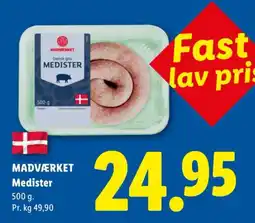 Lidl Madværket Medister tilbud