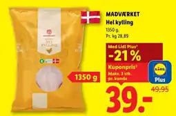 Lidl Madværket hel kylling tilbud