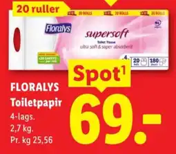 Lidl Floralys toiletpapir tilbud