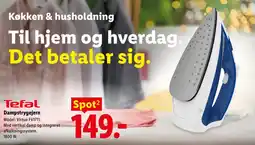 Lidl Tefal Dampstrygejern tilbud