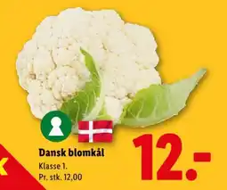 Lidl Blomkål tilbud