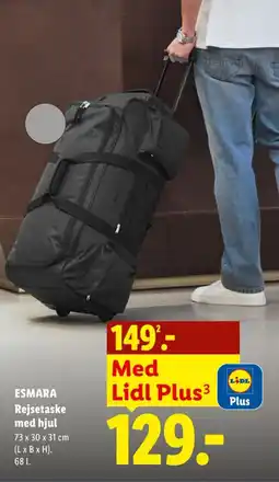 Lidl Esmara Rejsetaske med hjul tilbud
