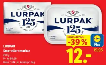 Lurpak smør eller smørbar