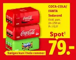 Lidl COCA-COLA/ FANTA Sodavand tilbud
