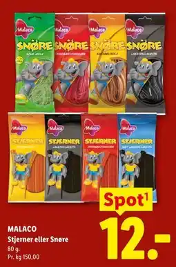 Lidl MALACO Stjerner eller Snøre tilbud