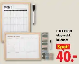 Lidl CRELANDO Magnetisk kalender tilbud