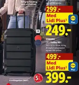 Lidl ESMARA Trolley 90 l tilbud