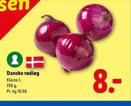 Lidl Danske rødløg tilbud