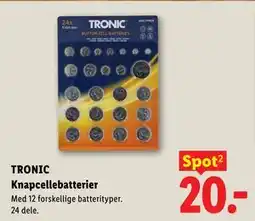 Lidl TRONIC Knapcellebatterier tilbud