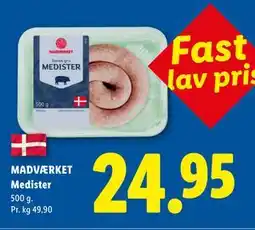 Lidl MADVÆRKET Medister tilbud