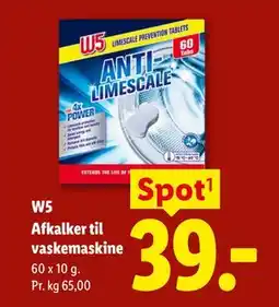 Lidl W5 Afkalker til vaskemaskine tilbud