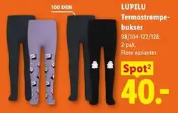 Lidl LUPILU Termostrømpebukser tilbud